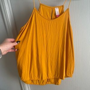 Muatard/Yellow Tank/Crop Top